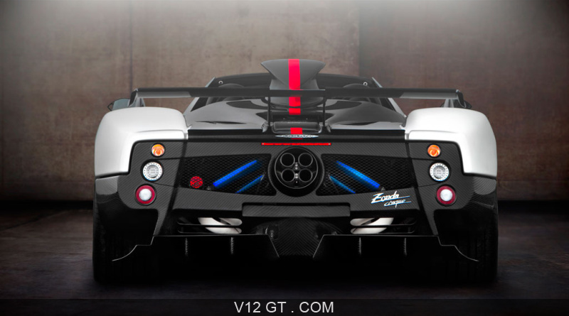 Pagani Zonda R - Vue Arrière Aileron